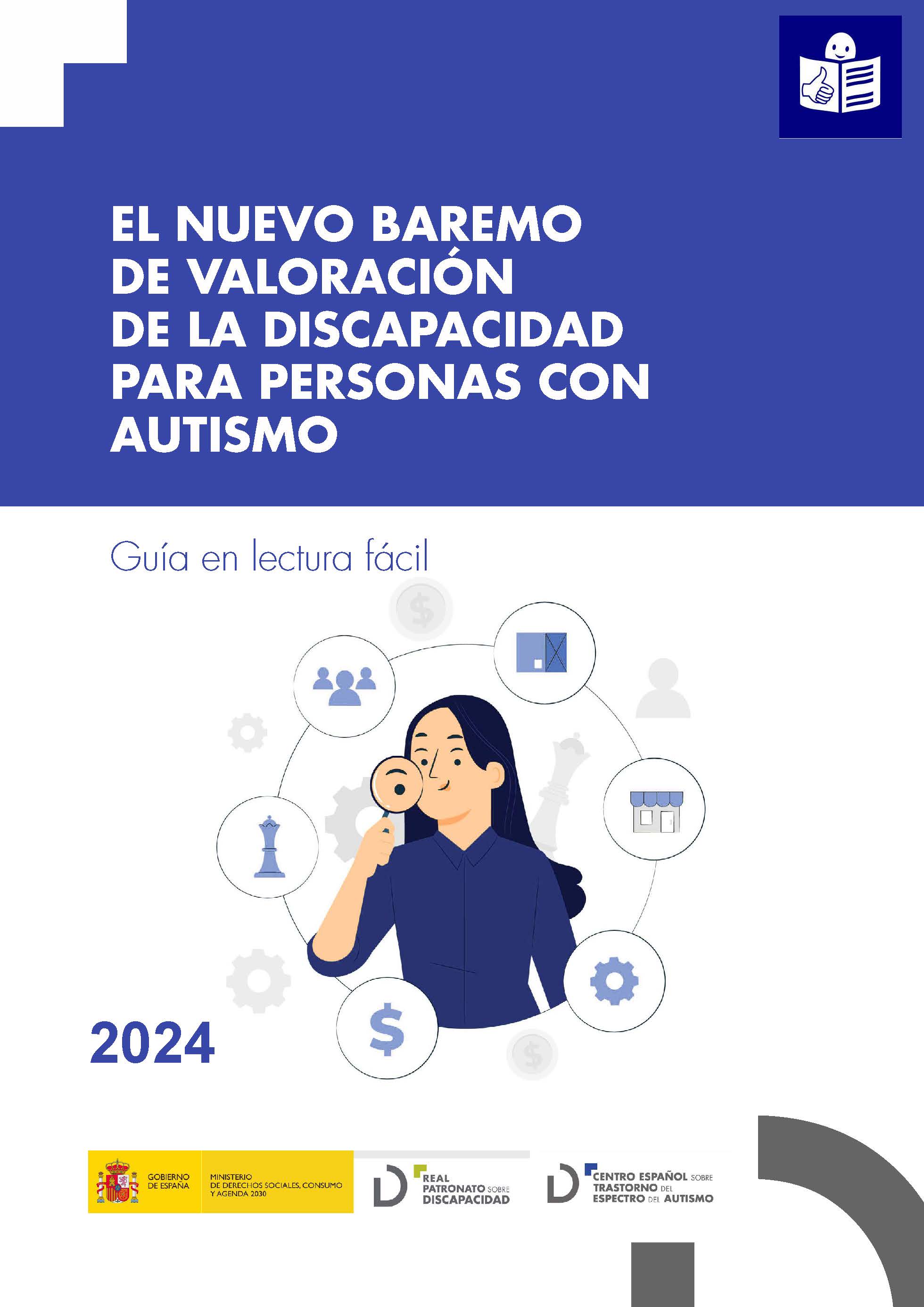 El nuevo baremo de valoración de la discapacidad para personas con autismo. Guía en lectura fácil 2024