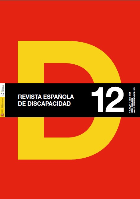Revista Española de Discapacidad. 1er semestre