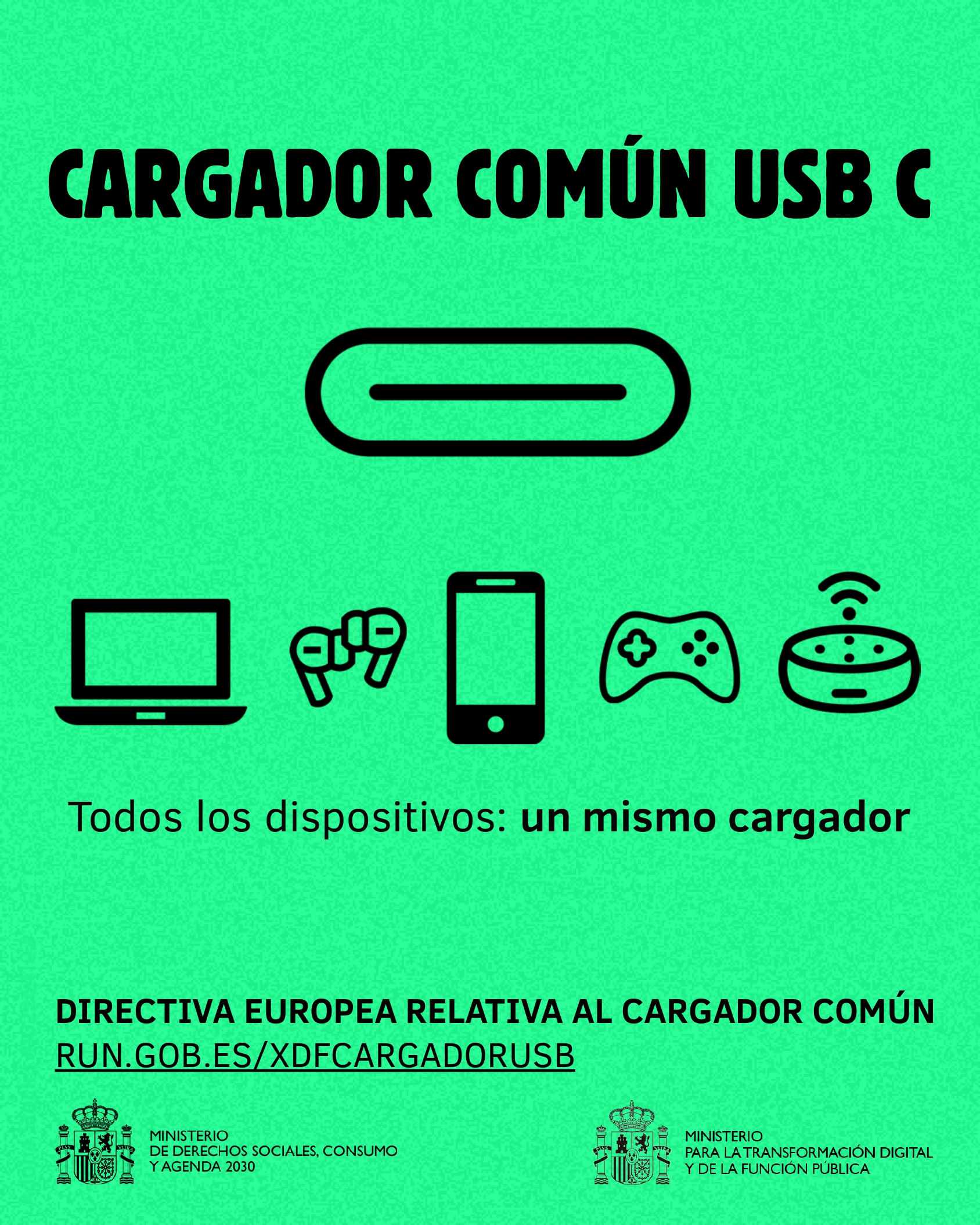 Cargador común USB – C