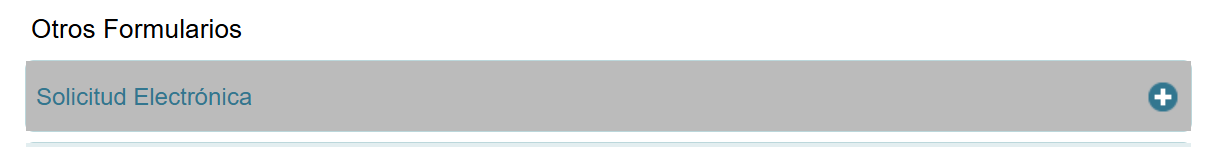 Otros Formularios - Solicitud Electrónica