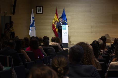 Pablo Bustinduy durante su discurso en el CNA