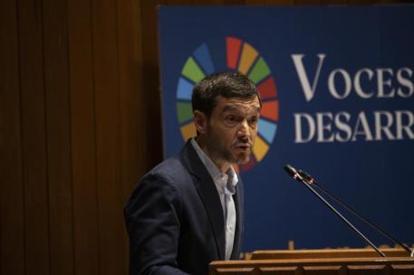 Bustinduy durante el acto