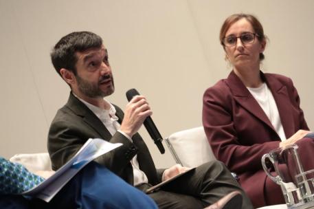 Bustinduy y García durante el acto