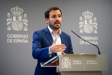 Garzón en la presentación del informe