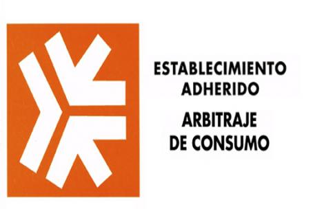 Distintivo en establecimientos adheridos al sistema de arbitraje 