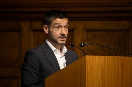 Pablo Bustinduy durante el discurso