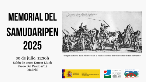 Cartel del Memorial del Samudaripen 2025